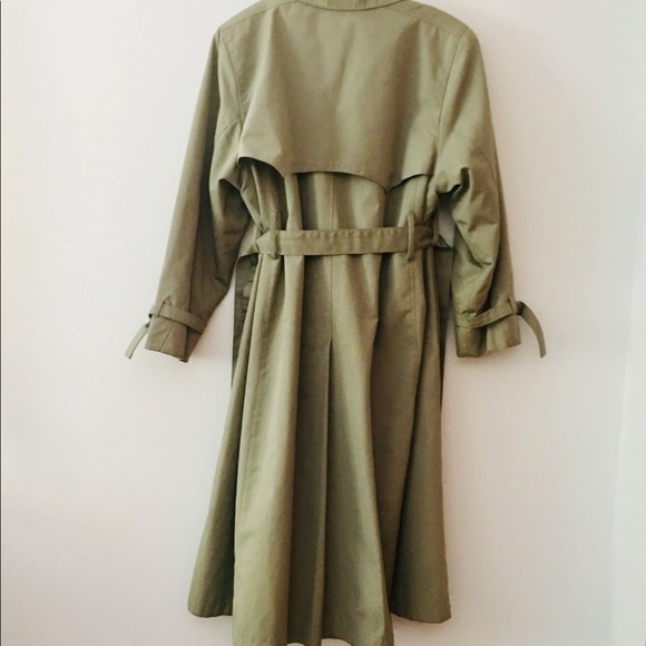 ✨💚✨ Vintage London Fog Double Breasted Trench Coat 8P - Picture 2 of 11